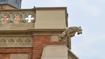 Rekonstruovaný zámek v Bzenci (27. srpna 2025)