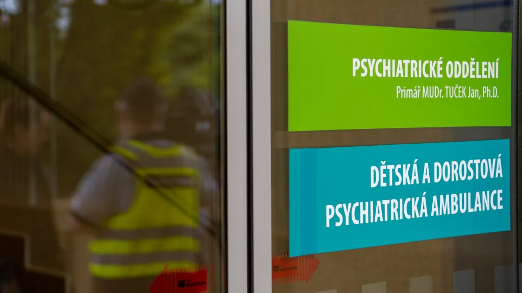 Psychiatrické oddělení českobudějovické nemocnice, kde došlo k útoku
