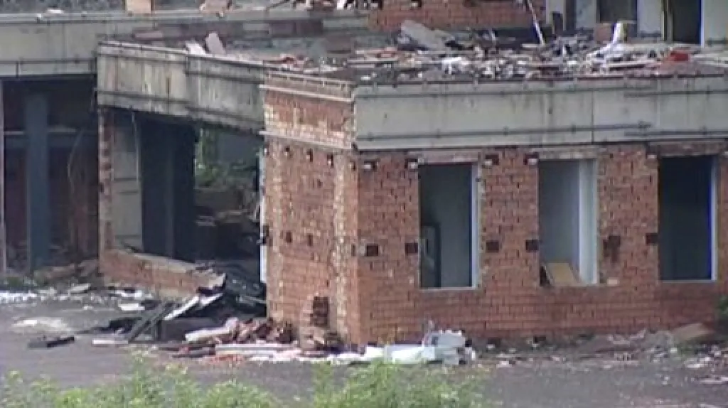 Sektorové centrum určené k demolici