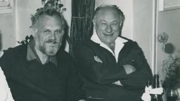 Věněk Šilhán (vlevo) a František Kriegel