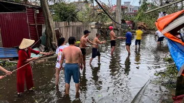 Následky tajfunu Yagi ve Vietnamu