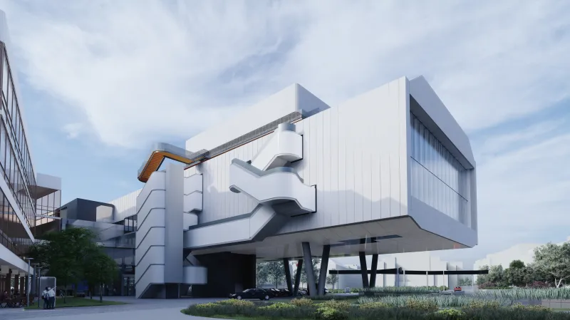 Nová budova Kongresového centra Praha, jejíž podoba vzešla z otevřené architektonické soutěže s mezinárodní účastí, bude sloužit kongresům, konferencím, společenským akcím a zejména výstavám, jež zpravidla doprovázejí kongresový program.