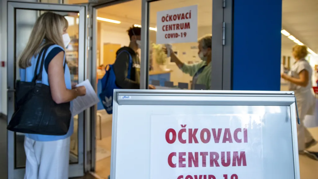 Očkovací centrum v královéhradecké nemocnici
