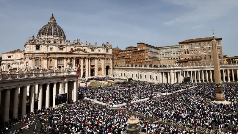 Mše na velikonoční neděli ve Vatikánu (20. dubna 2025)