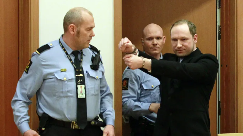 Anders Breivik u soudu