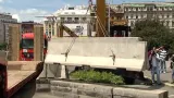 Rozebírání betonových zábran