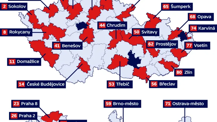 Senátní volby 2018 – obvody, kde se bude letos volit