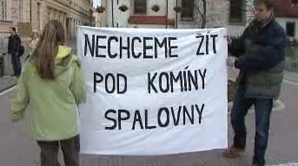 Protesty proti spalovně