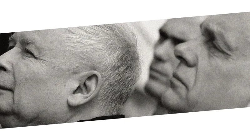 Jaroslaw Kaczyński a Viktor Orbán