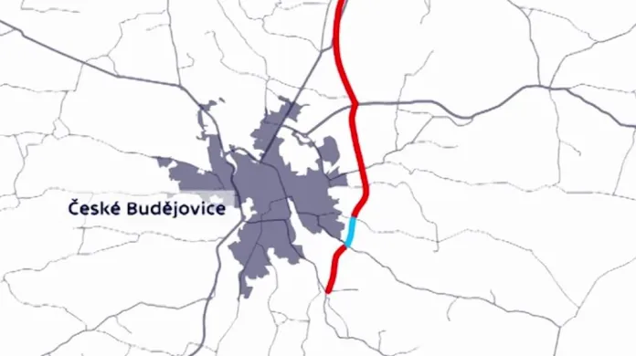 Plánovaná trasa D3 s tunelem