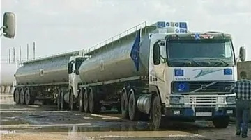 Dodávky paliva do Gazy