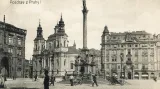 Staroměstské náměstí před rokem 1918 a dnes