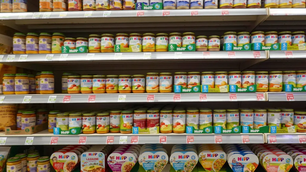 Výrobky firmy HiPP