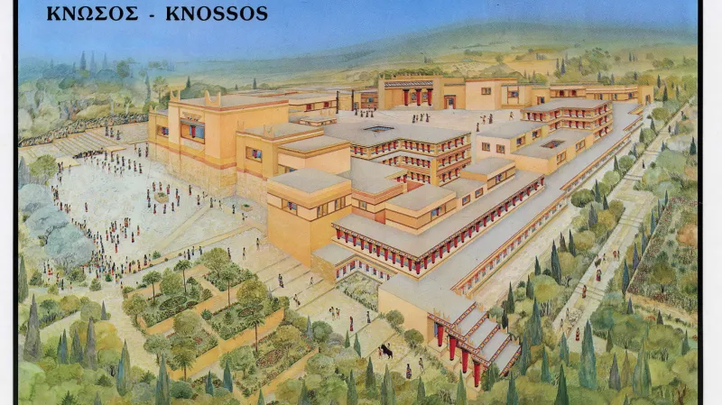 Knóssos: rekonstrukce metropole Kréty