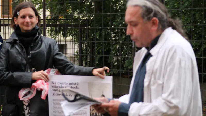Vzpomínka na synagogu v Ostravě-Přívoze