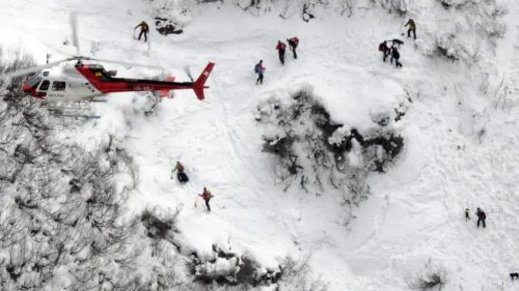 Lavina ve Švýcarsku