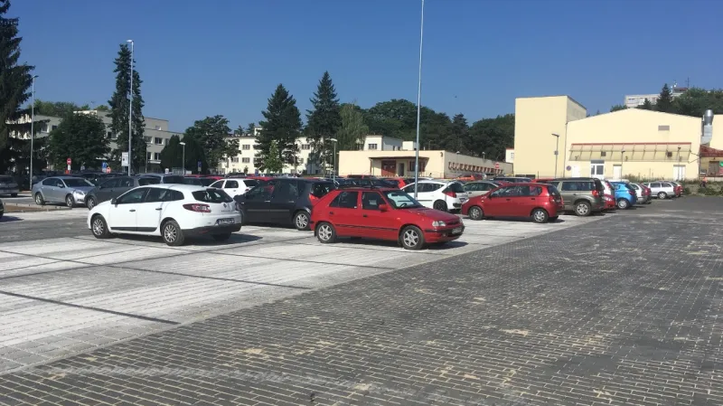 Nové parkoviště v Kyjově