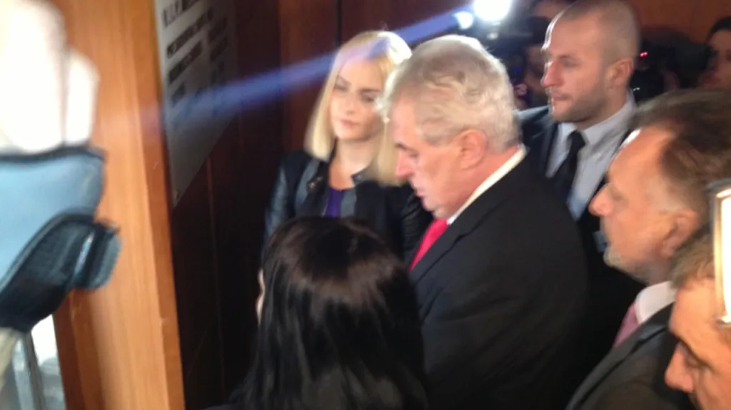 Miloš Zeman s dcerou Kateřinou