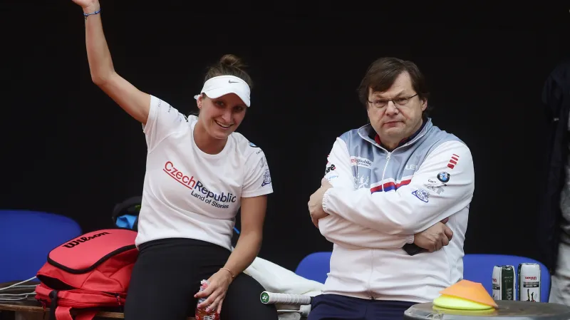 Markéta Vondroušová a Vlastimil Voráček