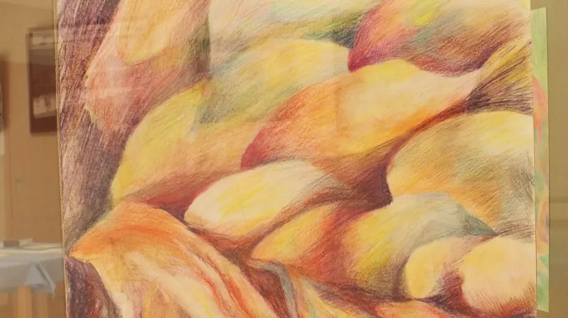 Z výstavy L. Baďurové a J. Budiše v Boskovicích