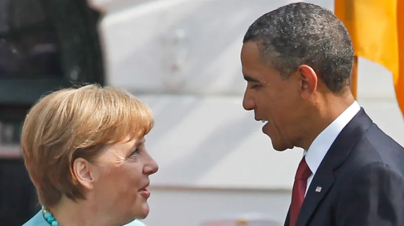 Angela Merkelová a Barack Obama