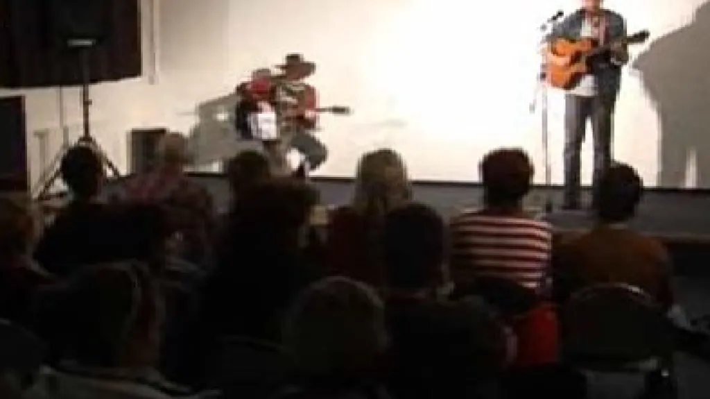 Koncert folkových zpěváků