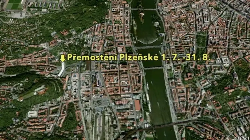 Letní uzavírky v Praze