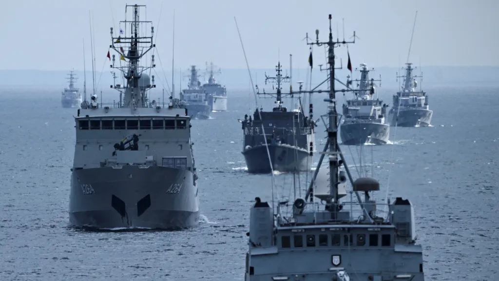 Cvičení spojeneckých zemí NATO v Baltském moři v září 2025