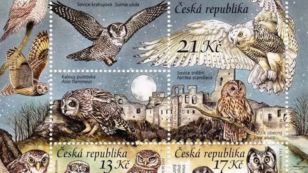 Evropské sovy od České pošty