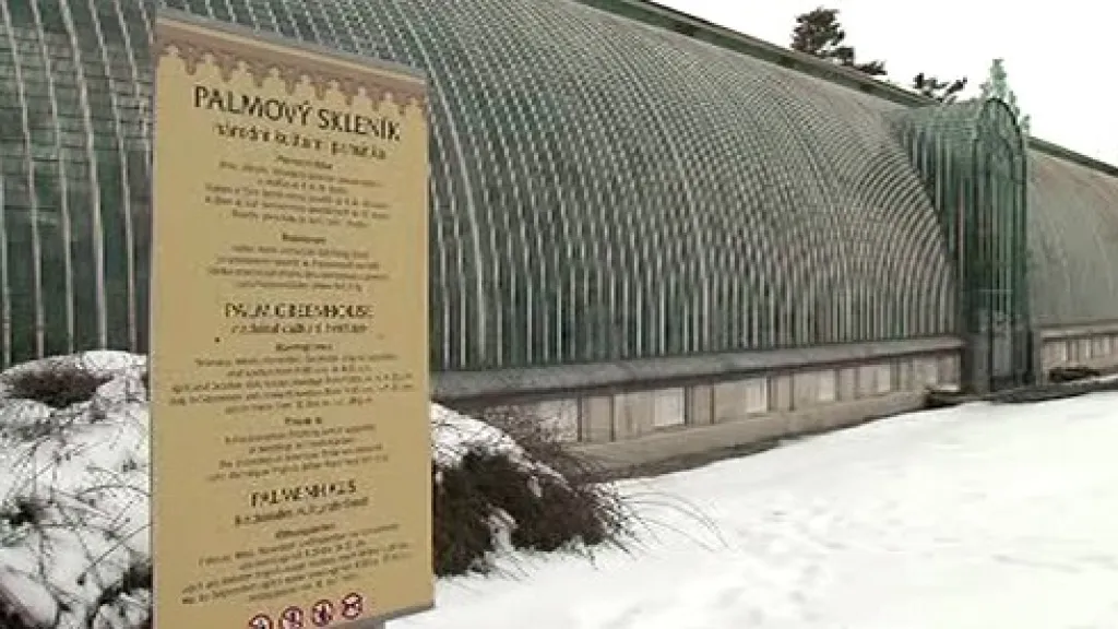 Skleník v areálu lednického zámku