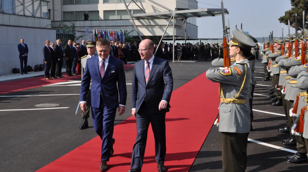 Robert Fico a Bohuslav Sobotka