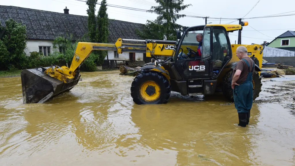 Následky nočních bouřek na Olomoucku