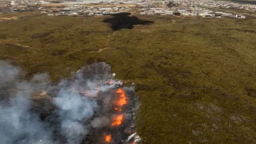 Sopečná erupce na Islandu