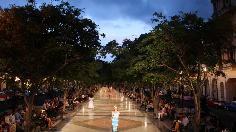 Přehlídka Chanelu v Havaně