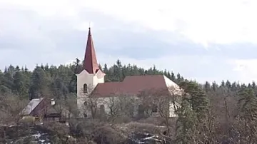 Opravený kostel