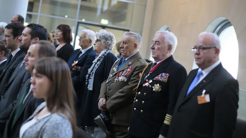 Veteráni druhé světové války z Polska na zvláštním zasedání Bundestagu