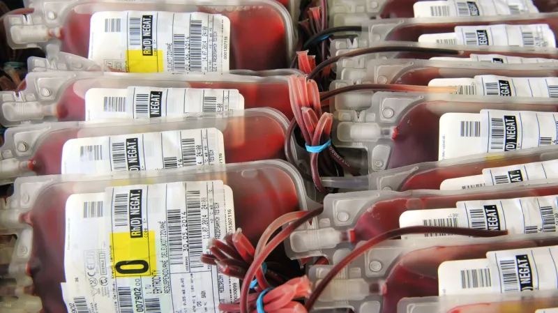Krevní konzervy - ilustrační fotografie
