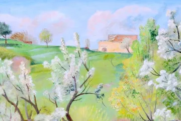 Novoklasicismus vsazený v kytici chrp a vlčích máků