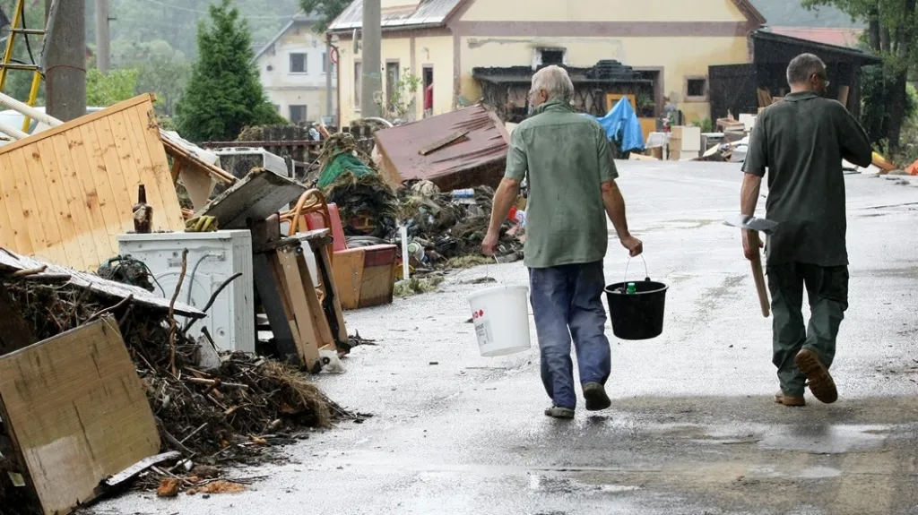 Úklid po záplavách