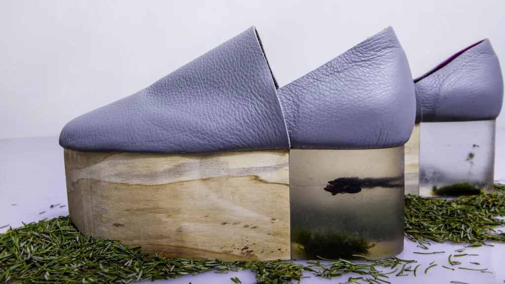 Boty z projektu Naturity oděvní designérky Michaely Čapkové