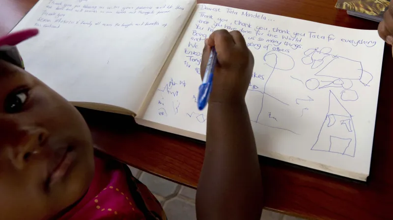 Mandela - kondolenční kniha