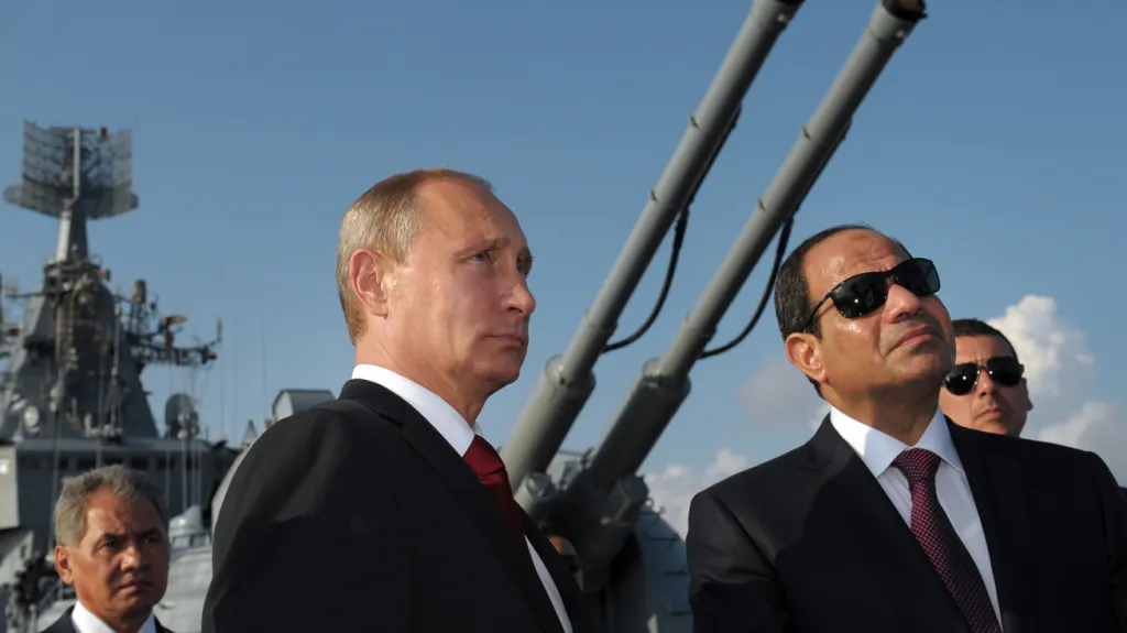 Vladimir Putin a Abdal Fattáh Sísí