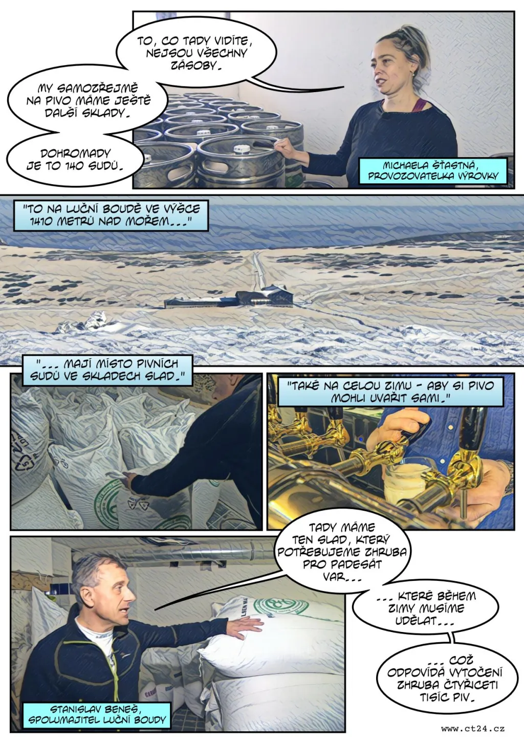 Krkonošské boudy dokončují zásoby na zimu