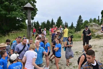Prezident Pavel zahájil návštěvu jižních Čech. Vystoupal na Kleť, podpořil jadernou energetiku