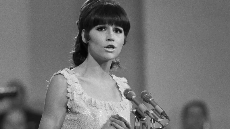 Marta Kubišová na vyhlašování ankety Zlatý slavík 1966