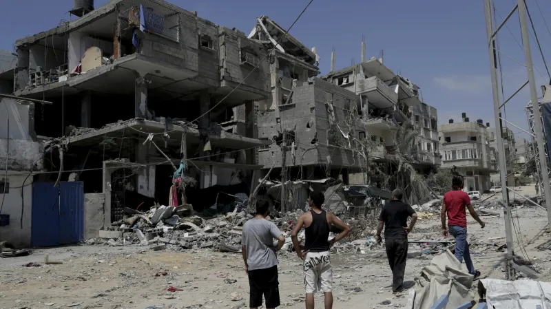 Následky bojů v Gaze