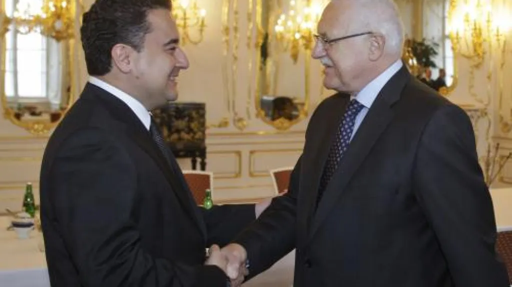 Ali Babacan a Václav Klaus