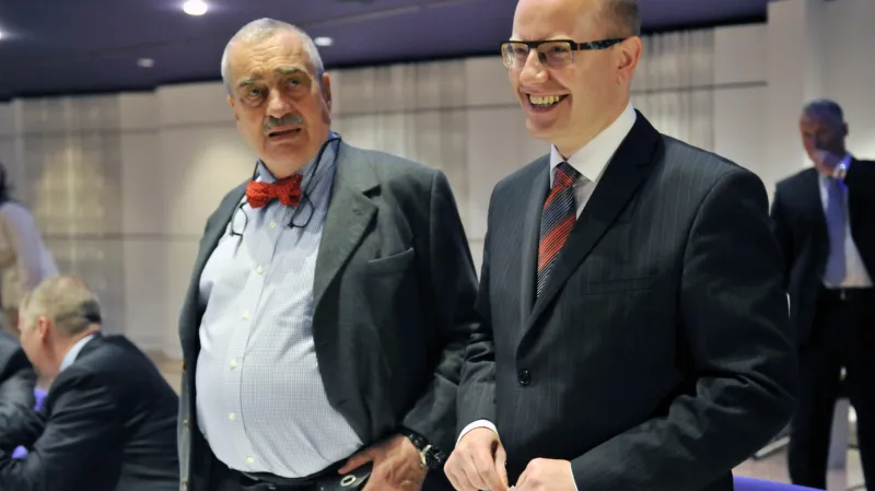 Karel Schwarzenberg a Bohuslav Sobotka