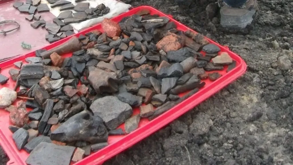 Nálezy z objevené keltské osady v Novosedlech