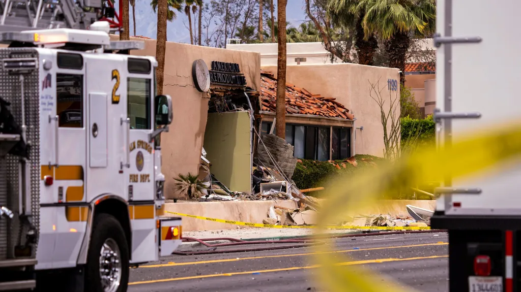 Následky výbuchu u reprodukční kliniky v Palm Springs